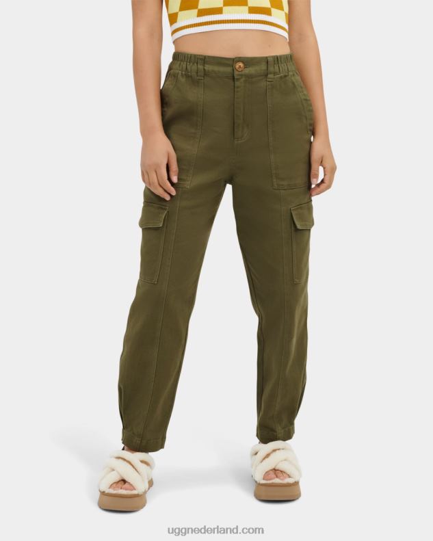 vrouwen verbrande olijf UGG kensley cargobroek 686ZP1251