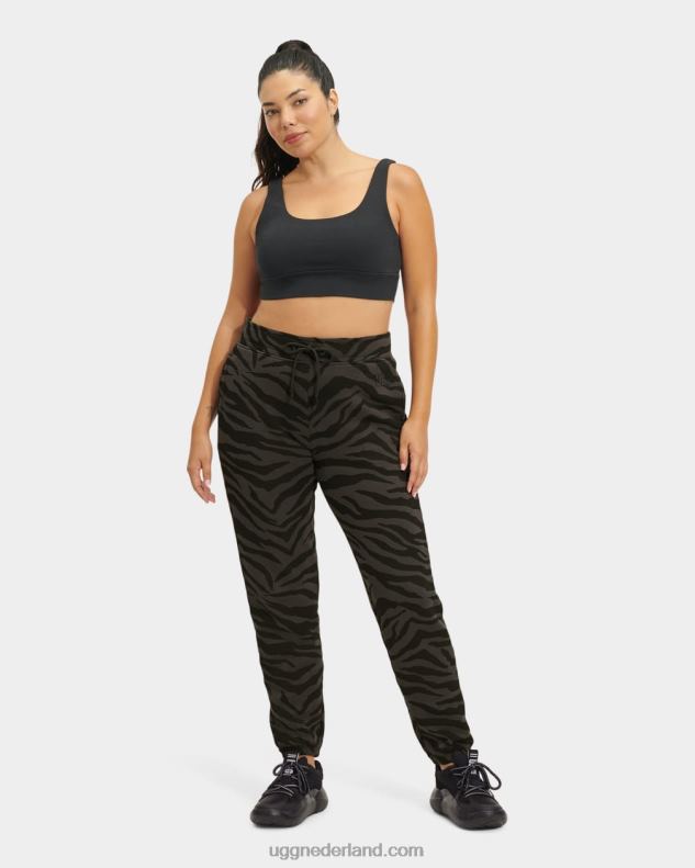 vrouwen zwarte zebra UGG daniella joggingbroek zebra 686ZP1317