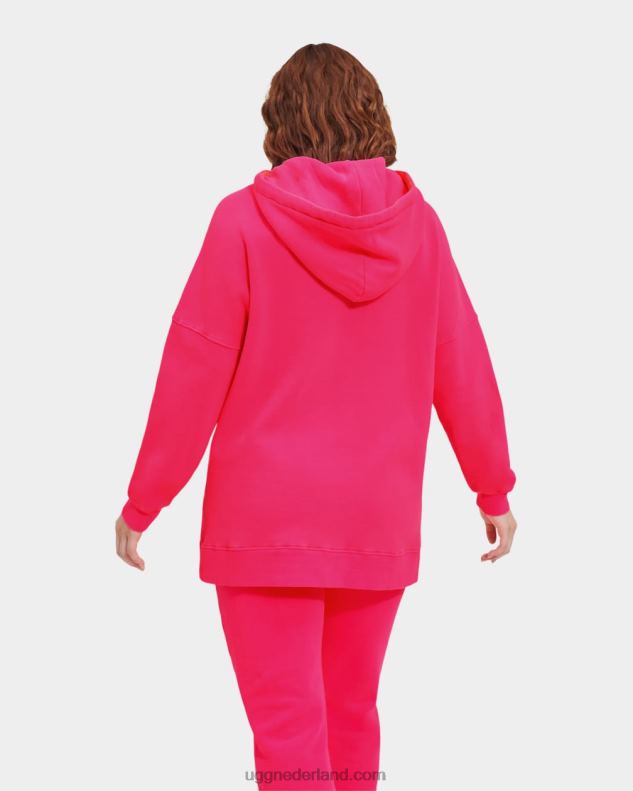 vrouwen Neon roze UGG Simone vriendje hoodie 686ZP1345