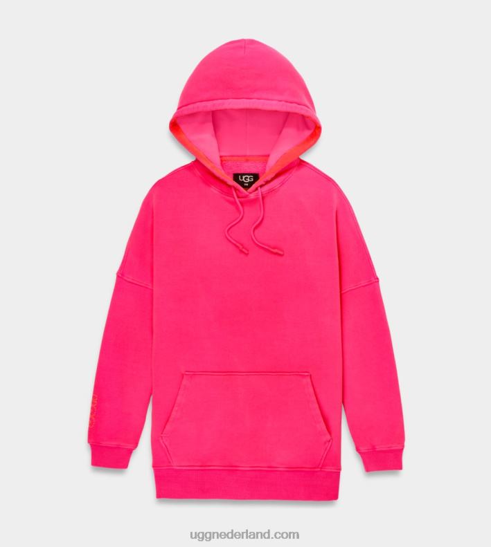vrouwen Neon roze UGG Simone vriendje hoodie 686ZP1345