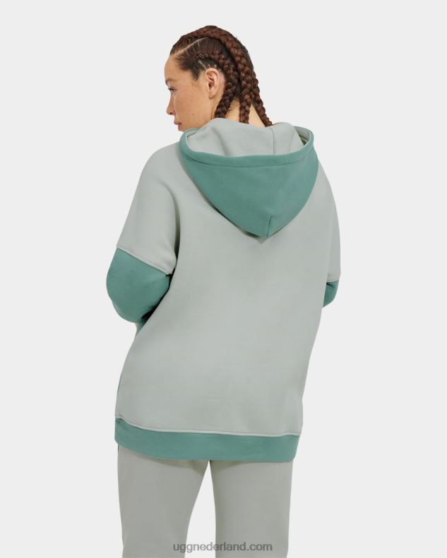 vrouwen aloë vera/stoep UGG simone tweekleurige hoodie 686ZP1144