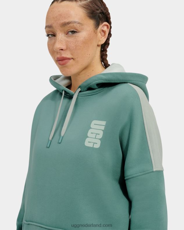 vrouwen aloë vera/stoep UGG simone tweekleurige hoodie 686ZP1144