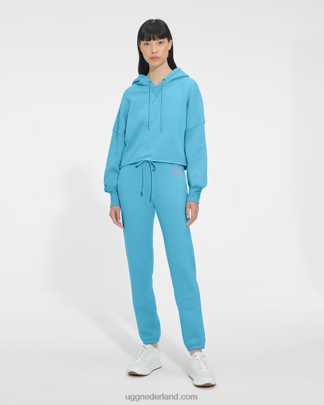 vrouwen bahama blauw UGG korte keira-hoodie 686ZP1289