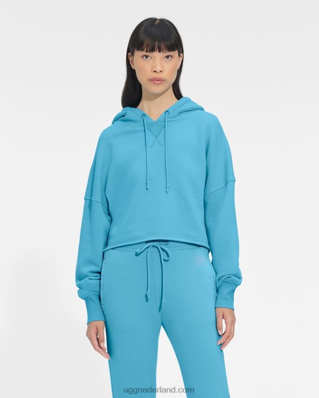 vrouwen bahama blauw UGG korte keira-hoodie 686ZP1289