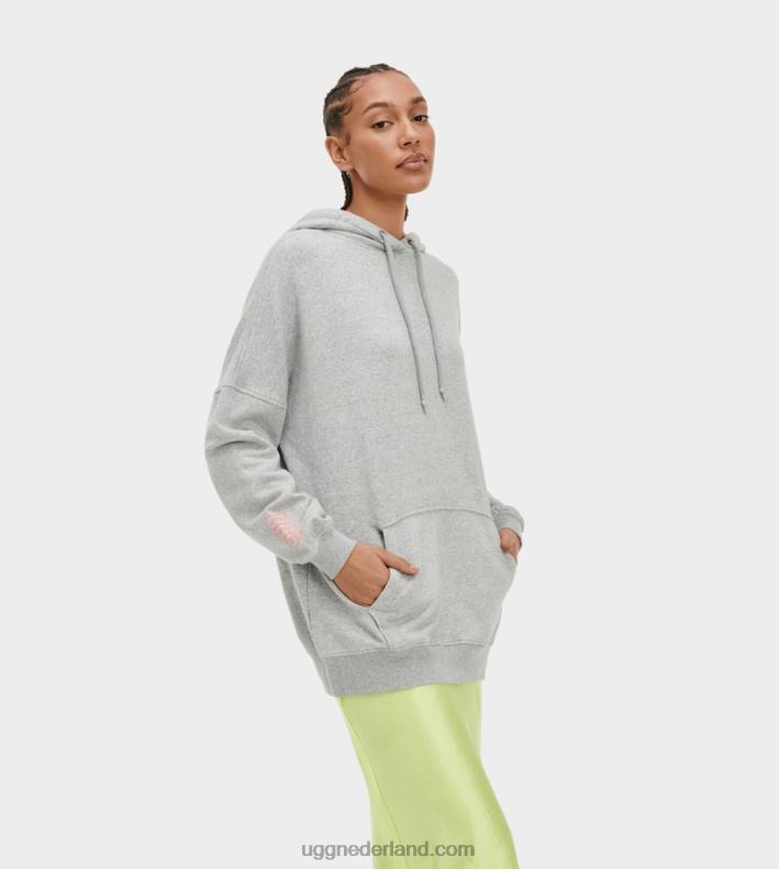 vrouwen grijze heide UGG Simone vriendje hoodie 686ZP1343