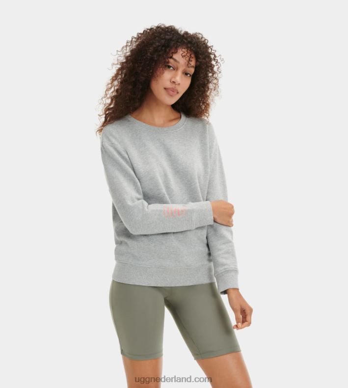 vrouwen grijze heide UGG denise ronde hals 686ZP1086