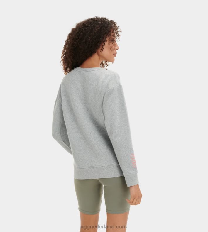 vrouwen grijze heide UGG denise ronde hals 686ZP1086