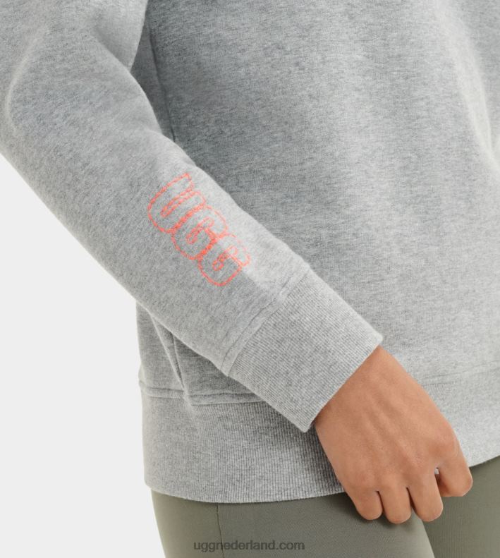 vrouwen grijze heide UGG denise ronde hals 686ZP1086