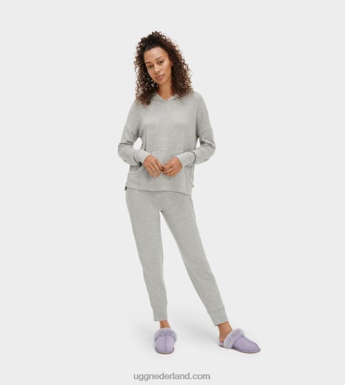 vrouwen grijze heide UGG elettra-hoodie 686ZP1330