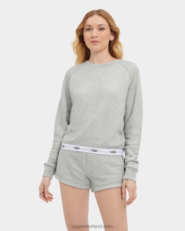 vrouwen grijze heide UGG geen ronde hals 686ZP1030