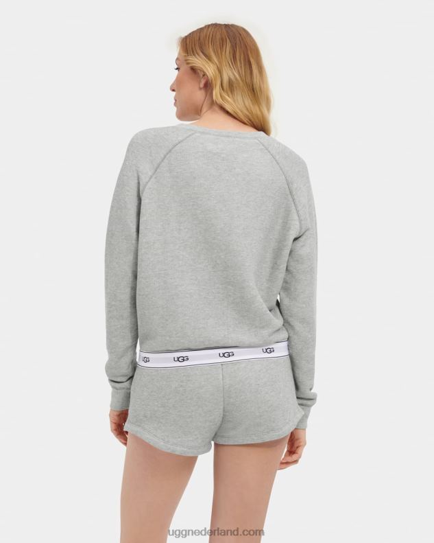 vrouwen grijze heide UGG geen ronde hals 686ZP1030