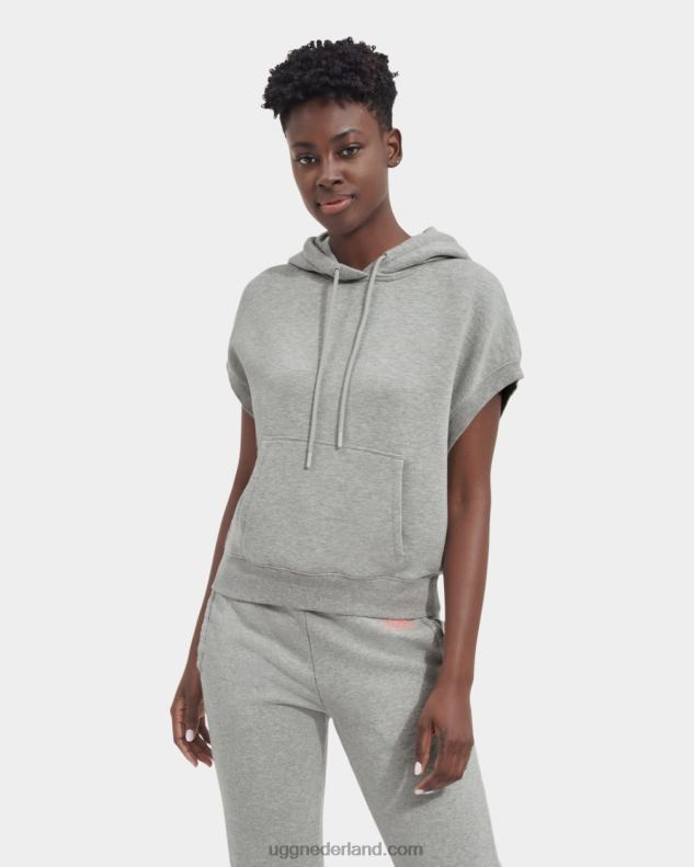 vrouwen grijze heide UGG jessikah mouwloze hoodie 686ZP987