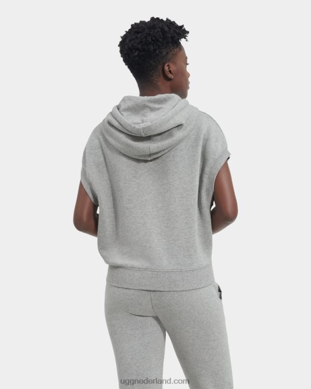 vrouwen grijze heide UGG jessikah mouwloze hoodie 686ZP987