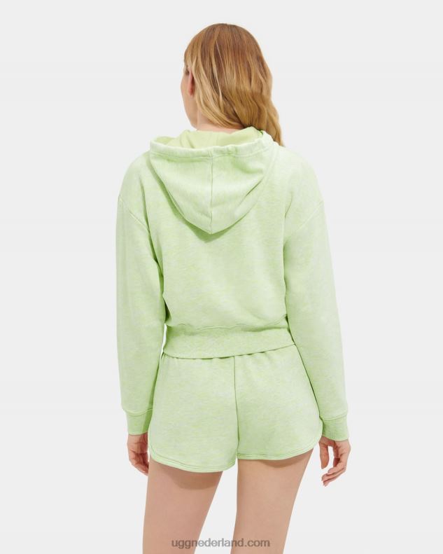 vrouwen groen neon gemêleerd UGG camari hoodie gemêleerd 686ZP1139
