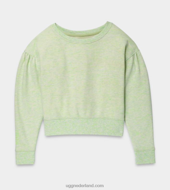 vrouwen groen neon gemêleerd UGG tenley melange met ronde hals 686ZP1136