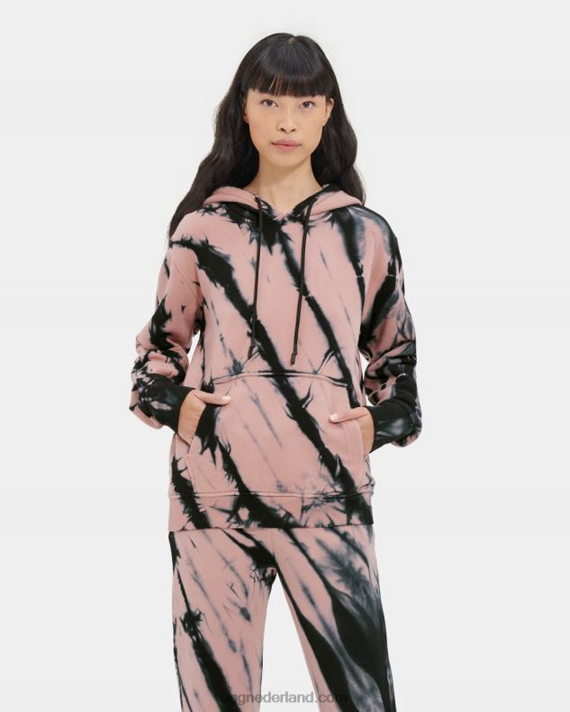 vrouwen houtroos UGG tatiana hoodie tie-dye 686ZP129