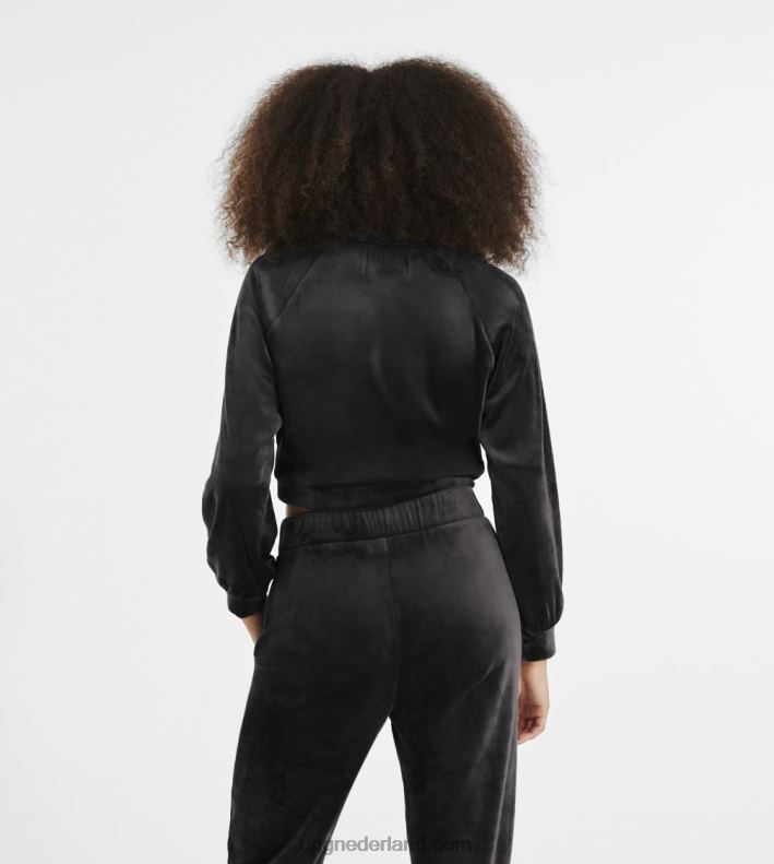 vrouwen houtskool UGG beckner cropped sweatshirt 686ZP107