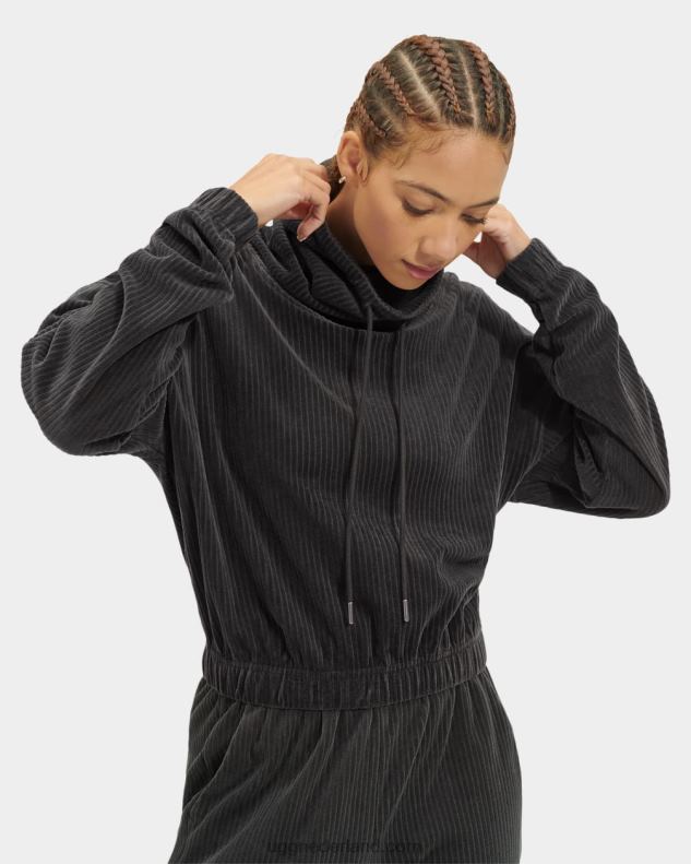 vrouwen inkt UGG calland hoodie met trechterhals 686ZP96