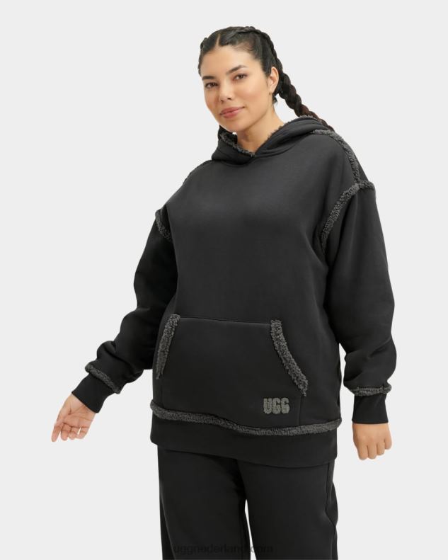 vrouwen inkt UGG joanne gebonden fleece hoodie 686ZP2071