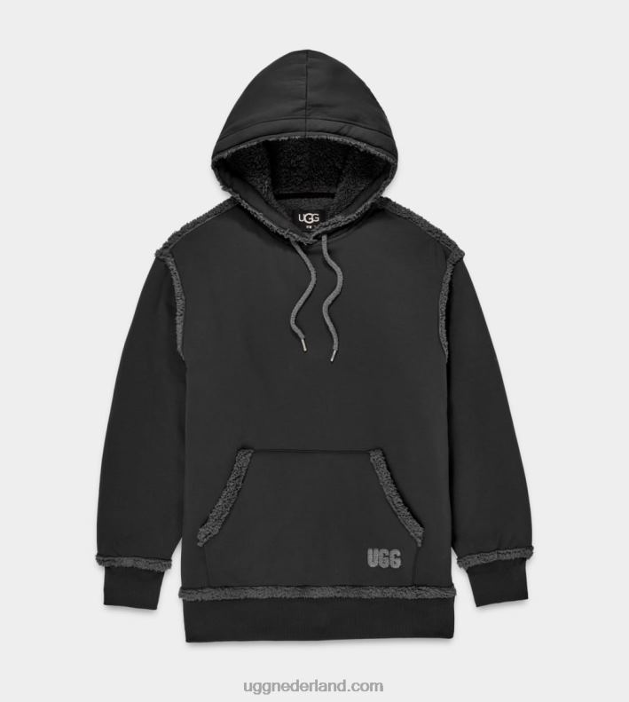 vrouwen inkt UGG joanne gebonden fleece hoodie 686ZP2071