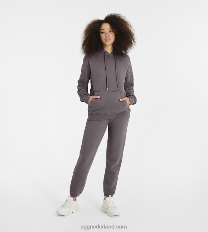 vrouwen kasteel UGG Hoodie met tatiana-logo 686ZP1184