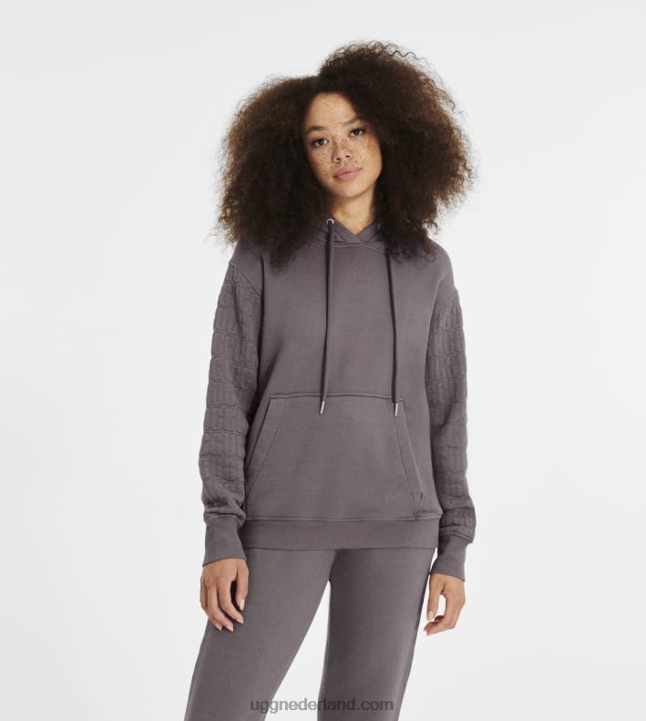 vrouwen kasteel UGG Hoodie met tatiana-logo 686ZP1184
