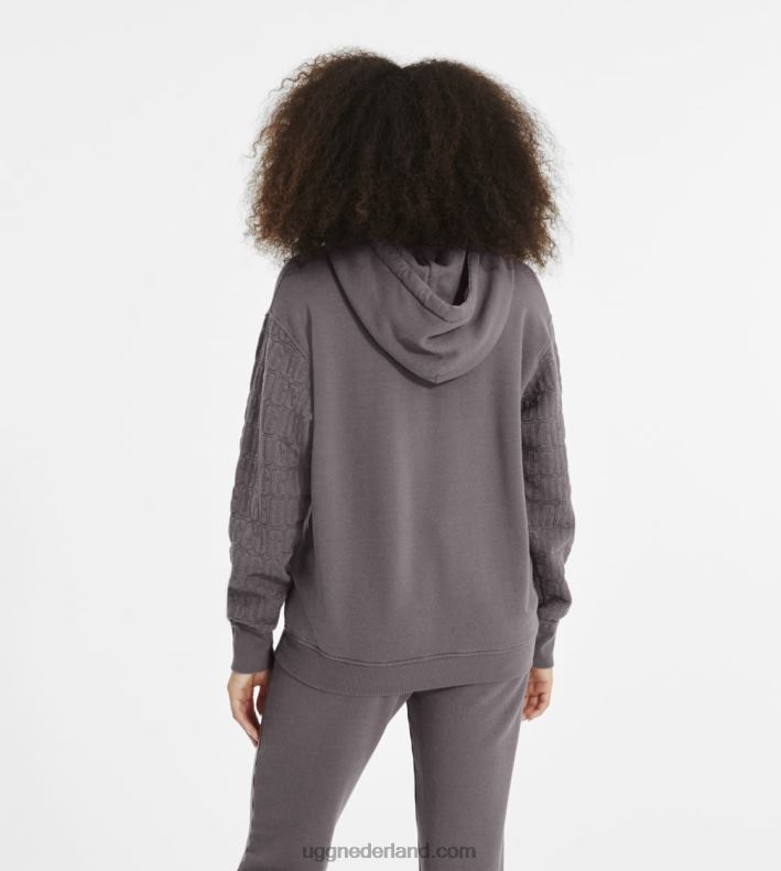 vrouwen kasteel UGG Hoodie met tatiana-logo 686ZP1184