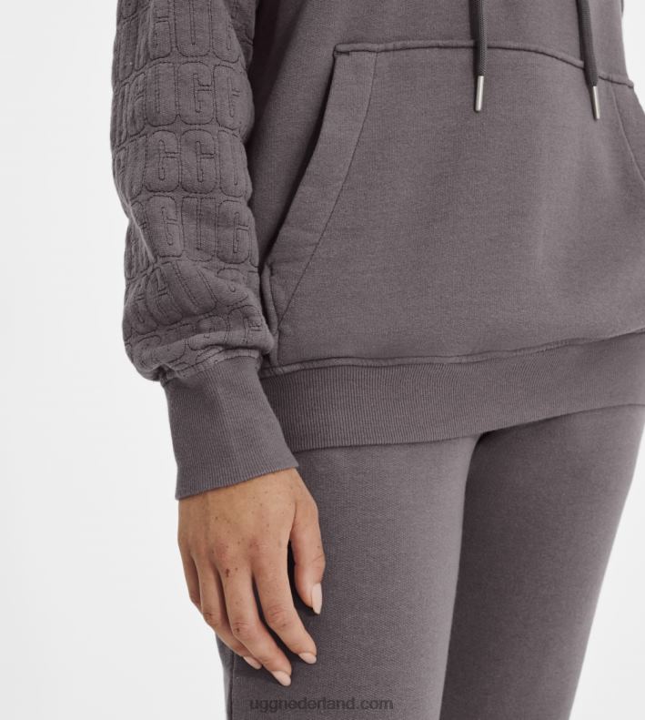 vrouwen kasteel UGG Hoodie met tatiana-logo 686ZP1184