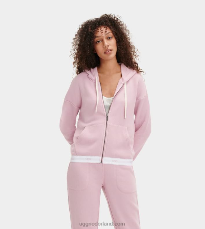 vrouwen lavendel briesje UGG Sena hoodie met rits 686ZP2241