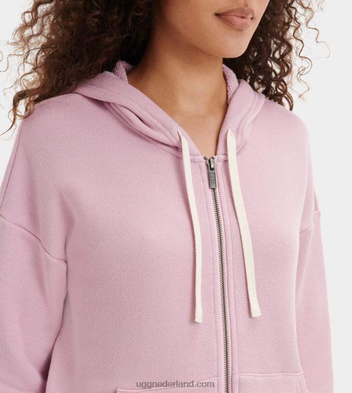 vrouwen lavendel briesje UGG Sena hoodie met rits 686ZP2241