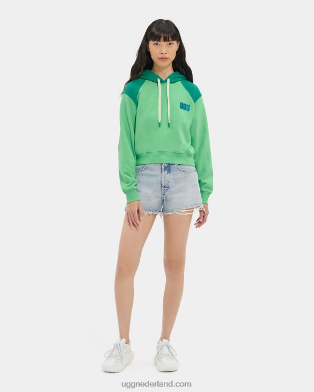 vrouwen lente groen UGG Mallory cropped hoodie 686ZP1133