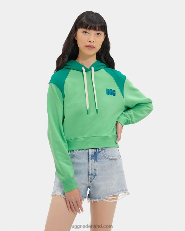 vrouwen lente groen UGG Mallory cropped hoodie 686ZP1133