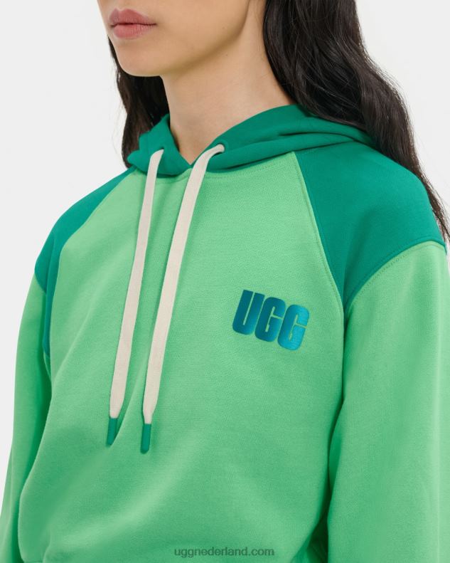 vrouwen lente groen UGG Mallory cropped hoodie 686ZP1133