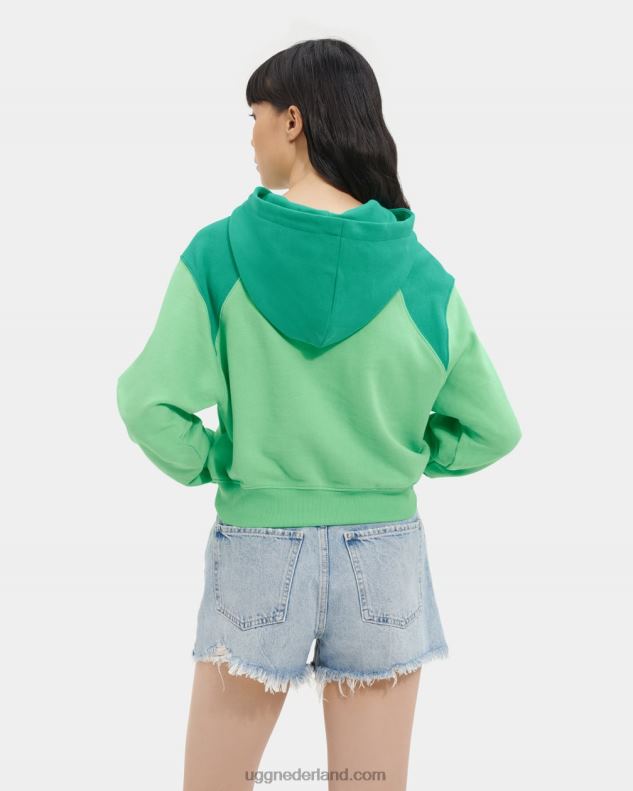 vrouwen lente groen UGG Mallory cropped hoodie 686ZP1133