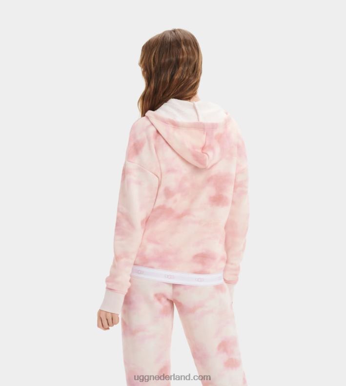 vrouwen lotusbloem tie-dye UGG Sena hoodie met rits 686ZP2242