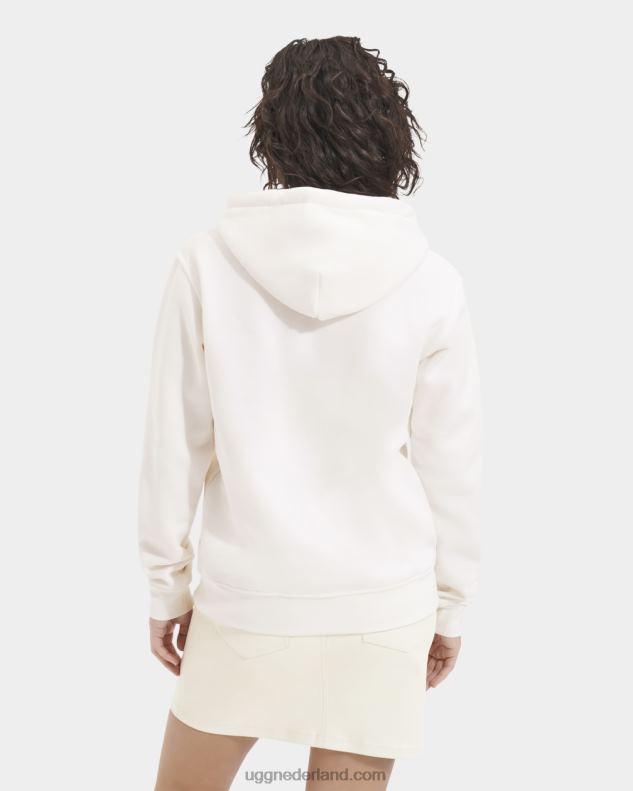 vrouwen nimbus UGG grijze hoodie met fuzzy logo 686ZP901
