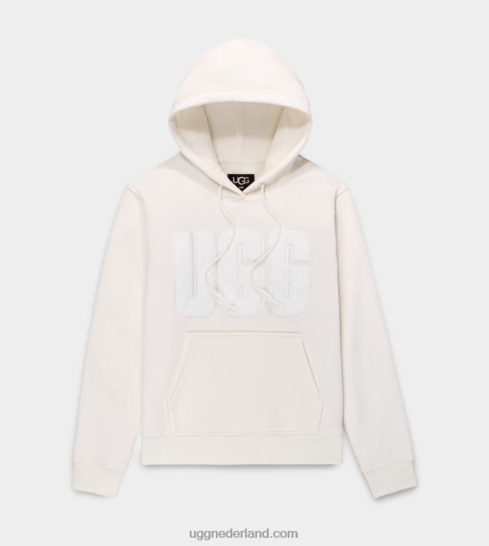vrouwen nimbus UGG grijze hoodie met fuzzy logo 686ZP901