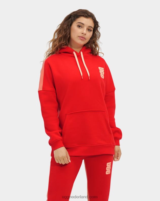 vrouwen ontbranden / bloemblaadje UGG simone tweekleurige hoodie 686ZP1145