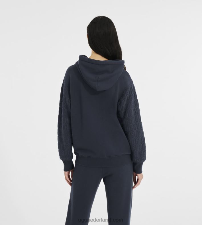 vrouwen onyx UGG Hoodie met tatiana-logo 686ZP1185