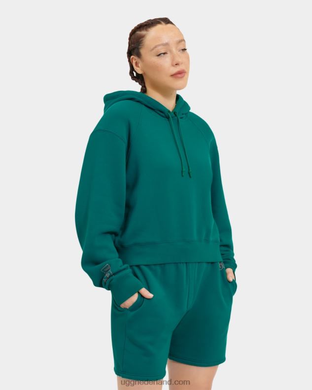 vrouwen overstroming UGG Mallory cropped hoodie 686ZP1233