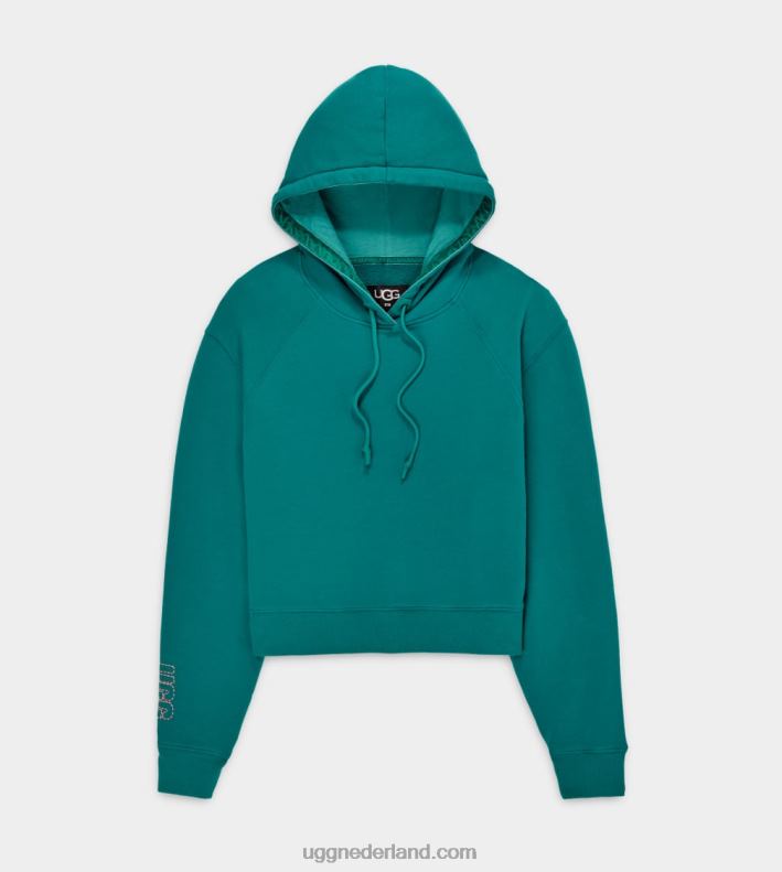 vrouwen overstroming UGG Mallory cropped hoodie 686ZP1233