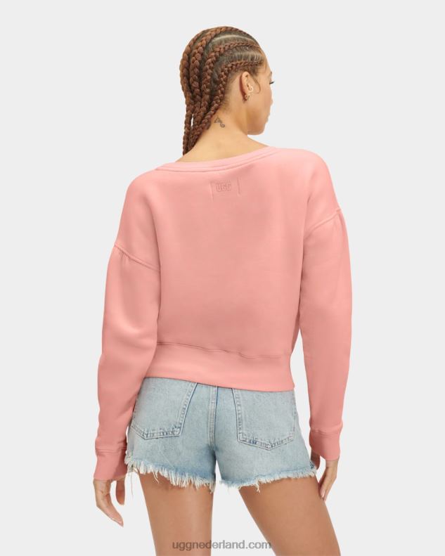 vrouwen roze opaal UGG tenley ronde hals 686ZP159