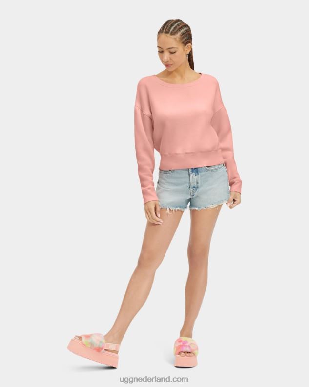 vrouwen roze opaal UGG tenley ronde hals 686ZP159