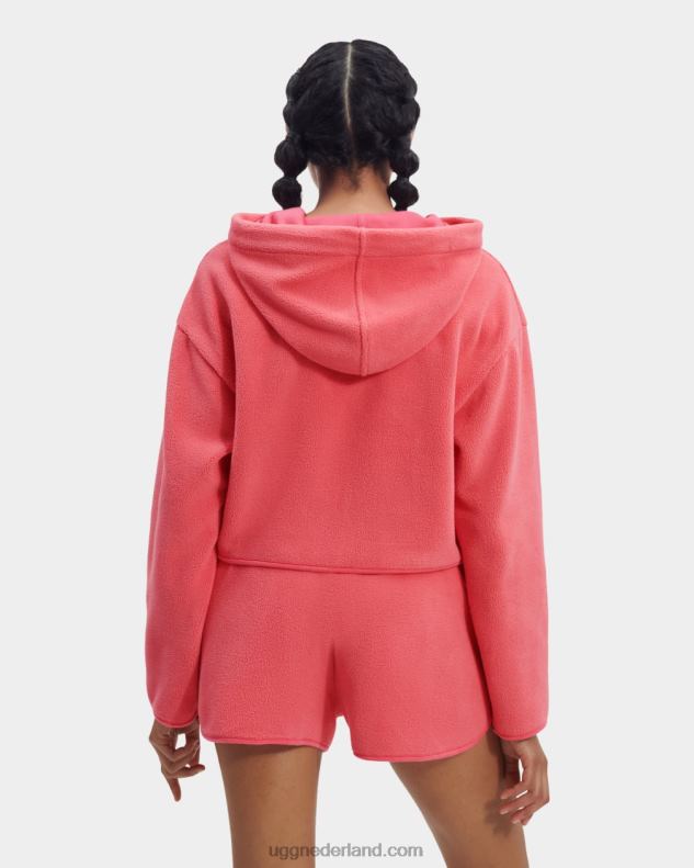 vrouwen roze roze UGG myley sherpa-hoodie 686ZP883