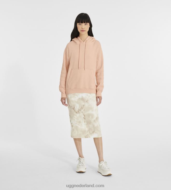 vrouwen roze schemering UGG Hoodie met tatiana-logo 686ZP1186