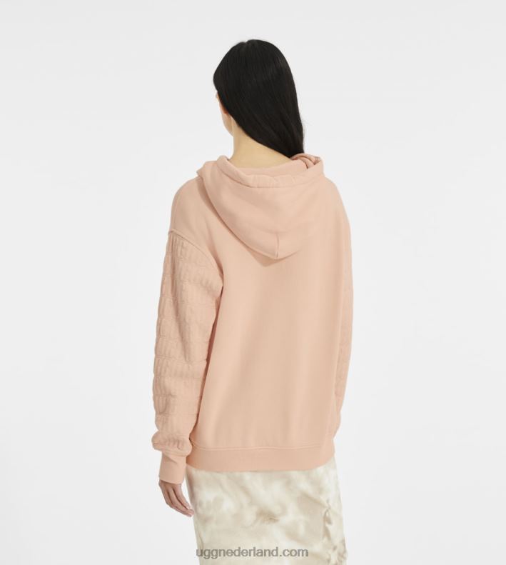 vrouwen roze schemering UGG Hoodie met tatiana-logo 686ZP1186