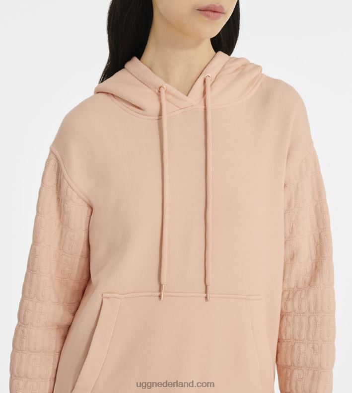 vrouwen roze schemering UGG Hoodie met tatiana-logo 686ZP1186
