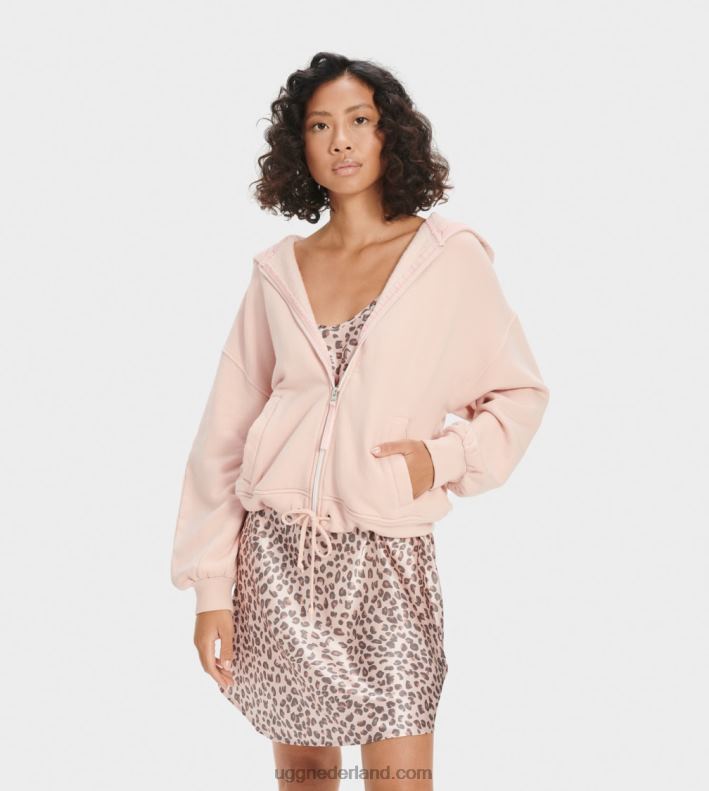 vrouwen rozenwater UGG abbi hoodie met halve maanmouwen 686ZP1367