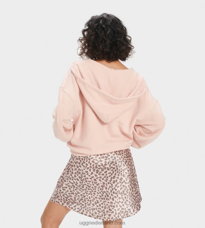 vrouwen rozenwater UGG abbi hoodie met halve maanmouwen 686ZP1367