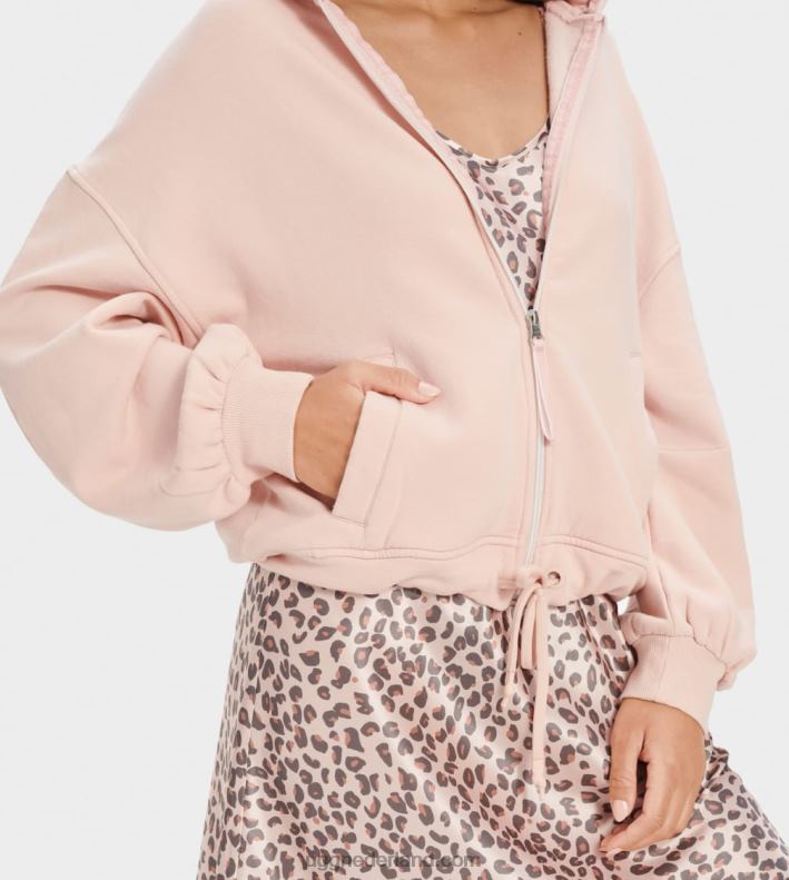 vrouwen rozenwater UGG abbi hoodie met halve maanmouwen 686ZP1367